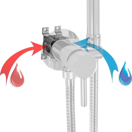Гигиенический душ со смесителем Giulini Futuro RU-GIU.FSH25/1531CR Хром 