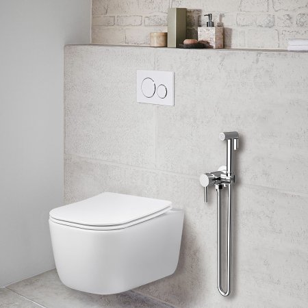 Гигиенический душ со смесителем Vincea VHFW-101CH Хром 