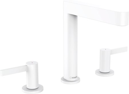 Смеситель Hansgrohe Finoris 160 76034700 для раковины, матовый белый 