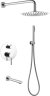 Душевая система Abber Emotion AF8817 Хром 