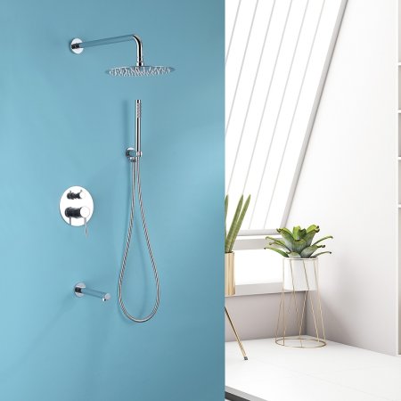 Душевая система Abber Emotion AF8817 Хром 