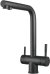 Смеситель для кухни с подключением фильтра Shevanik S468H, черный 