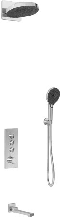 Душевая система Vincea Inspire VSFW-433TI1CH с термостатом Хром 