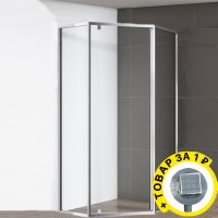 Душевой уголок Cezares Eco O P 1 100 C Cr + трап в подарок