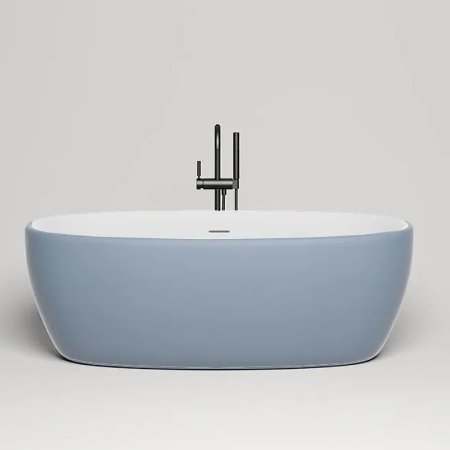 Ванна из искусственного камня Salini Luce 170х85 100121MRH покраска по RAL снаружи матовая 