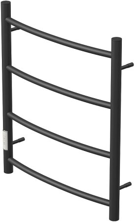 Электрический полотенцесушитель Point Афина PN04756B П4 500x600 диммер слева Черный 