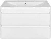 Тумба под раковину Style Line Атлантика Люкс Plus 100 СС-00000693 подвесная Белая