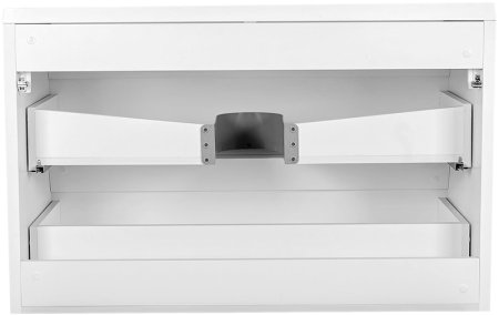 Тумба под раковину Style Line Атлантика Люкс Plus 100 СС-00000693 подвесная Белая 