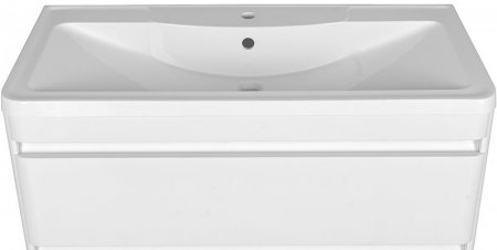 Тумба под раковину Style Line Атлантика Люкс Plus 100 СС-00000693 подвесная Белая 