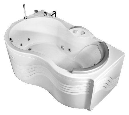 Акриловая ванна Радомир Паллада Комфорт Bronze левая 