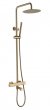 Душевая система с термостатом Grocenberg GB7005MG Матовый золото 