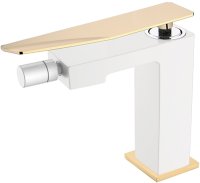 Смеситель для биде Boheme Q 146-WG.2 Белый Золото