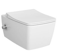 Унитаз подвесной Vitra Metropole 7672B003-1684 безободковый, с функцией биде и встроенным смесителем