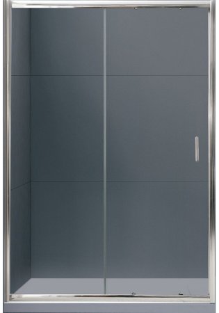 Душевая дверь BelBagno UNO-BF-1-150-C-Cr профиль Хром стекло прозрачное 