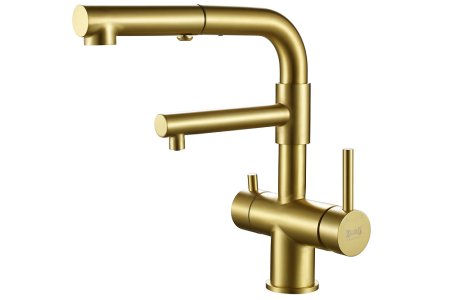 Смеситель Zorg Inox SZR-3216 BRONZE для кухни бронза 
