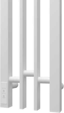 Полотенцесушитель электрический Point Фрея PN20728W П2 140x800 диммер слева, белый 