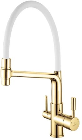 Смеситель для кухни Rose R658E, золото 