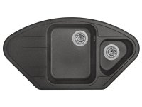 Мойка для кухни каменная Longran Lotus LTG 96х51 Лава