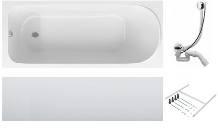 Акриловая ванна AM.PM Sense 150х70 W75A-150-070W-KL без гидромассажа 