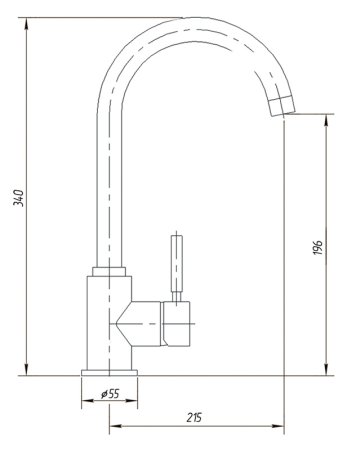 Смеситель Migliore Fortis ML.FRT-5217 Cr для раковины 