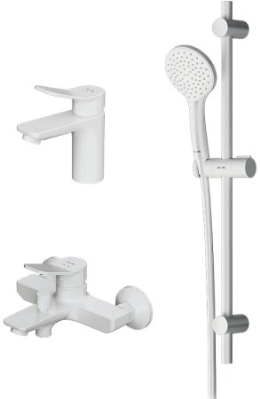 Комплект смесителей AM.PM X-Joy F43985A00 Белый матовый 
