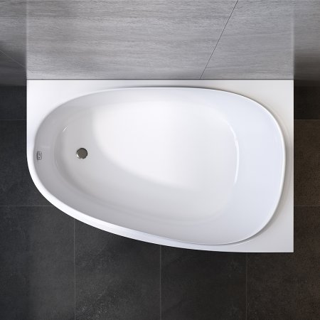 Акриловая ванна AM.PM Like 170x110 R W80A-170R110W-A без гидромассажа 