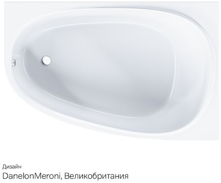 Акриловая ванна AM.PM Like 170x110 R W80A-170R110W-A без гидромассажа 