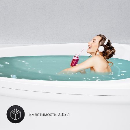 Акриловая ванна AM.PM Like 170x110 R W80A-170R110W-A без гидромассажа 