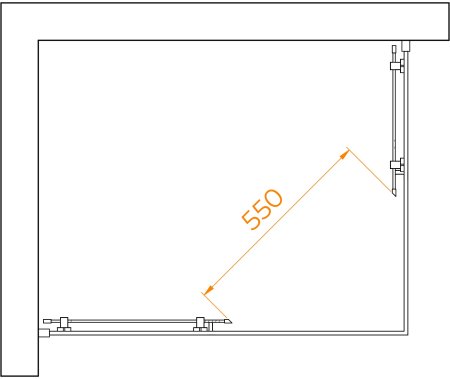Душевой уголок RGW PA-040B 800x1000 