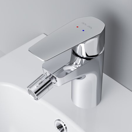 Смеситель для биде с донным клапаном AM.PM Gem F90A83100 Хром 