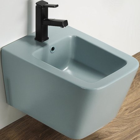 Биде CeramaLux 5370MLG подвесное Зеленое матовое 