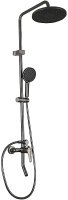 Душевая система Frap F24011-9 Оружейная сталь