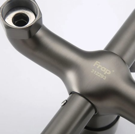 Душевая система Frap F24011-9 Оружейная сталь 