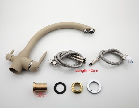 Смеситель для кухни Frap H99 F4399-20 Бежевый 