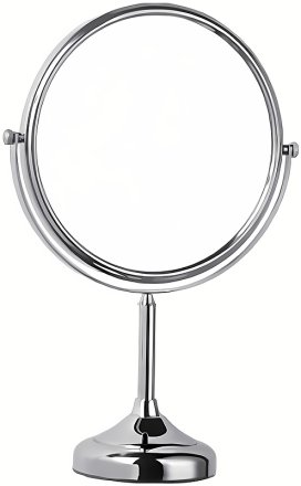 Косметическое зеркало Frap F6208 с увеличением Хром 