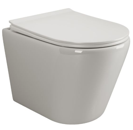 Унитаз подвесной Ceramica Nova Highlight CN1804 с микролифтом, безободковый 