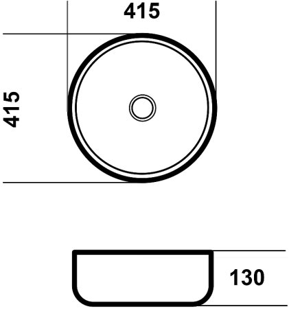 Раковина-чаша Grossman Style 41 GR-3032 Белая 