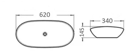 Раковина-чаша Comforty 62 7811ASJ 00004139782 Золото 