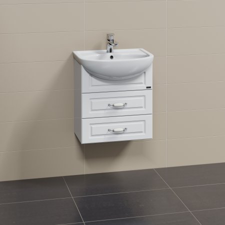 Тумба Санта Верона 50 подвесная с умывальником Уют 50 