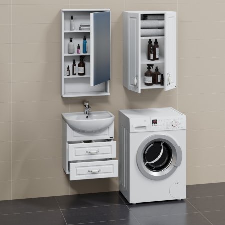 Тумба Санта Верона 50 подвесная с умывальником Уют 50 