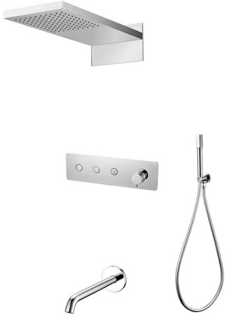 Душевая система Boheme Fusion 130-2-CR Хром 