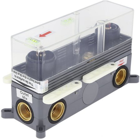 Душевая система ALMAes Ebro TVZ-8801 с термостатом Черная матовая 