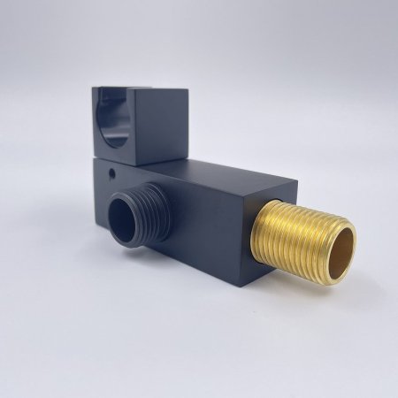 Душевая система ALMAes Ebro TVZ-8801 с термостатом Черная матовая 