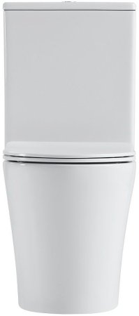 Унитаз компакт Black&White Universe 7793W с бачком и сиденьем Микролифт 