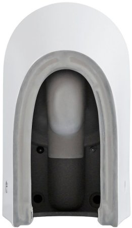 Унитаз компакт Black&White Universe 7793W с бачком и сиденьем Микролифт 