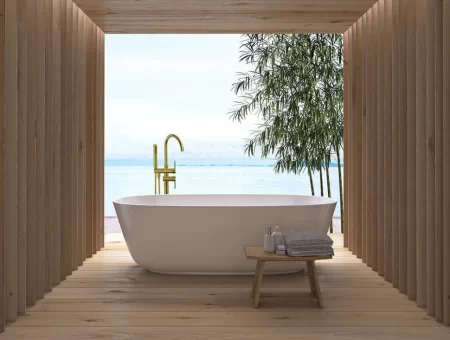 Смеситель напольный для ванны Rea Ortis REA-B7430 