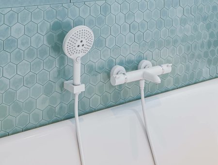 Держатель ручного душа Hansgrohe Porter E 28387140 Шлифованная бронза 