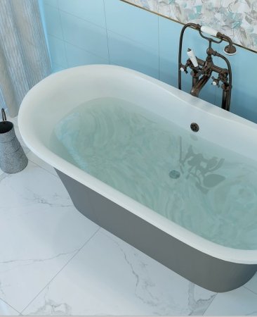 Ванна из искусственного камня Creto Aurora 170x80 8-1113 без гидромассажа 