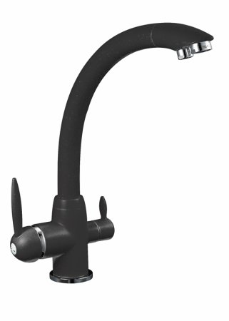 Смеситель G-Lauf GOP18-A093KB для кухни, черный 