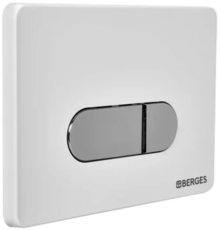 Инсталляция Berges Novum 040237 для унитаза с клавишей смыва Белый Хром 